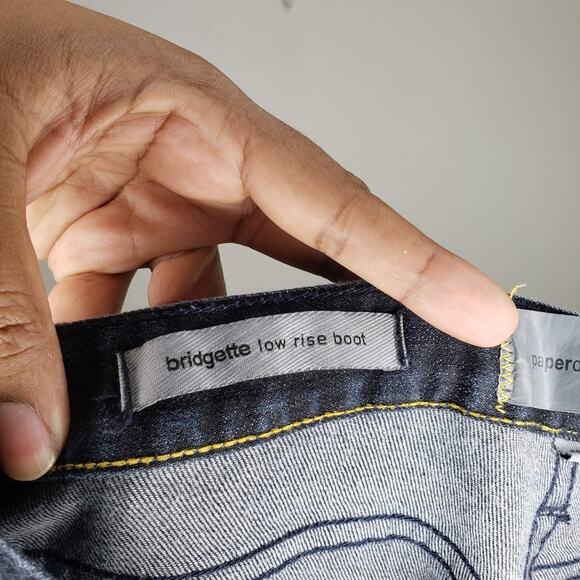 Paper Denim & Cloth Brigette Low Rise Boot Cut Jeans Size 26 - Picture 3 of 5